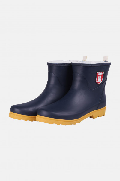 Derbe Pladderbotten Pelz Marine Herren Gummistiefel Dunkelblau