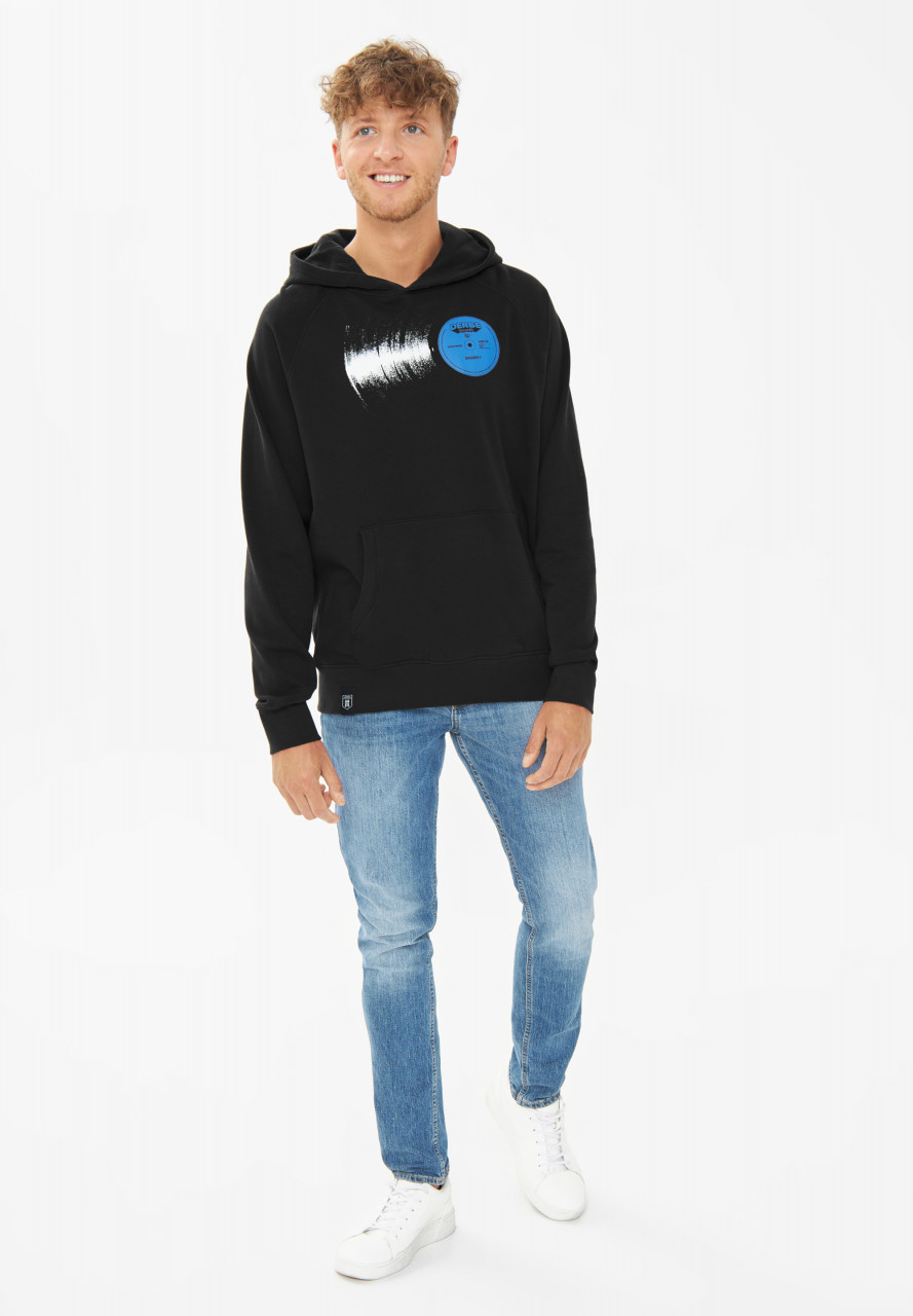 Derbe Hoodie Platte Herren Jet Black Schwarz