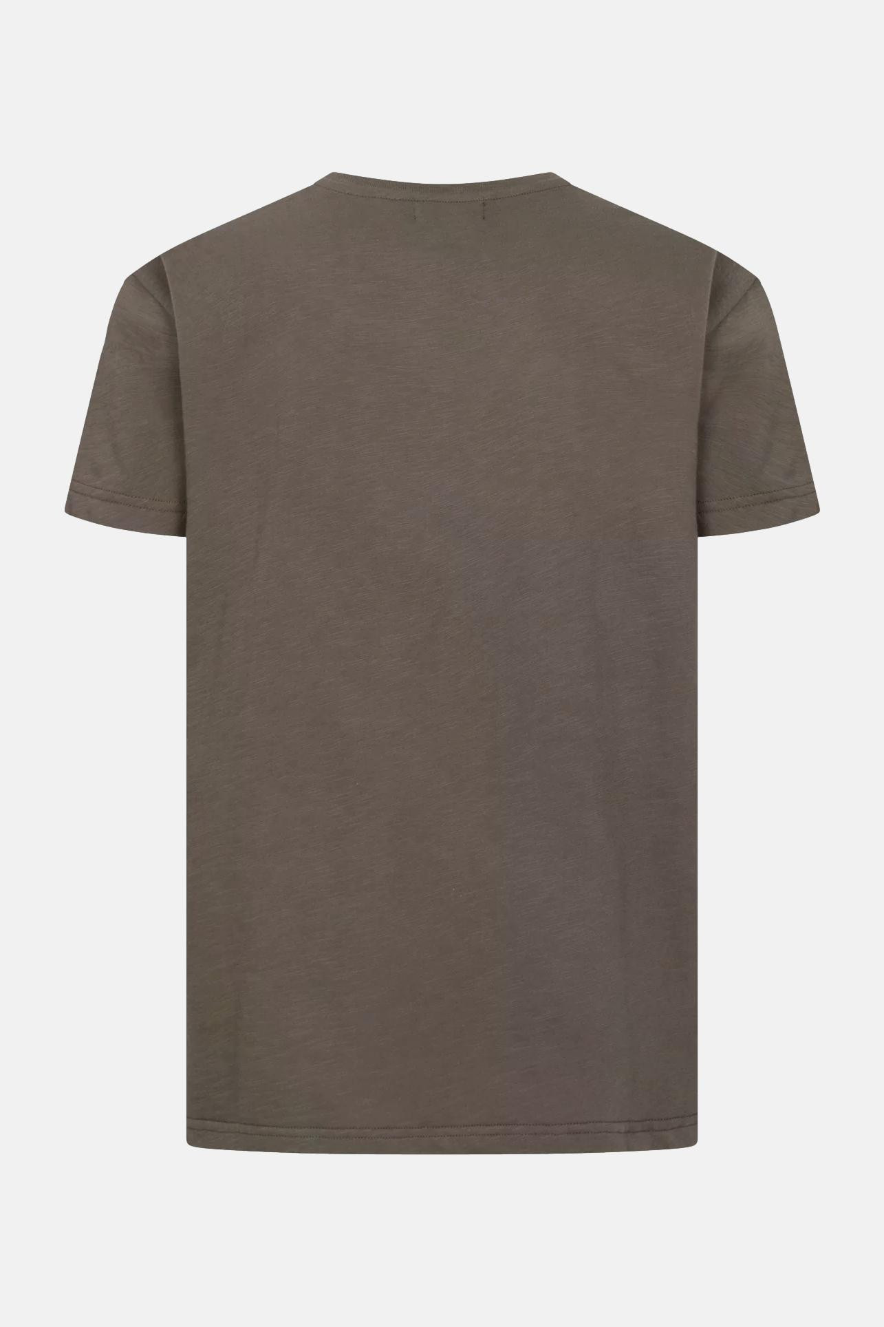Derbe T-Shirt Plattensound Herren Braun GOTS Organic