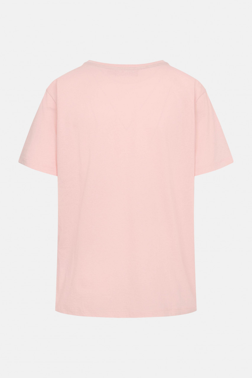 Derbe T-Shirt Pöbeln Damen Rosa GOTS Organic