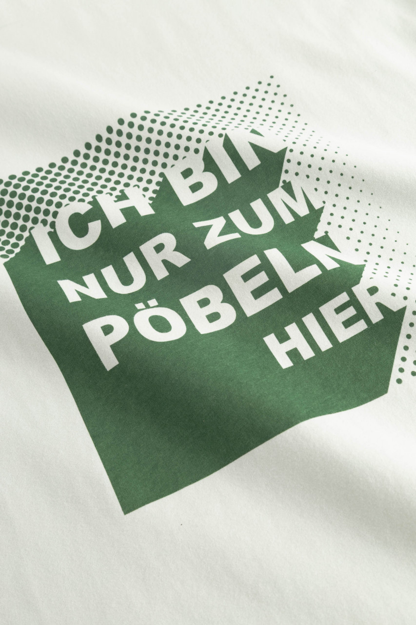 Derbe T-Shirt Pöbeln Herren Grün Türkis GOTS Organic