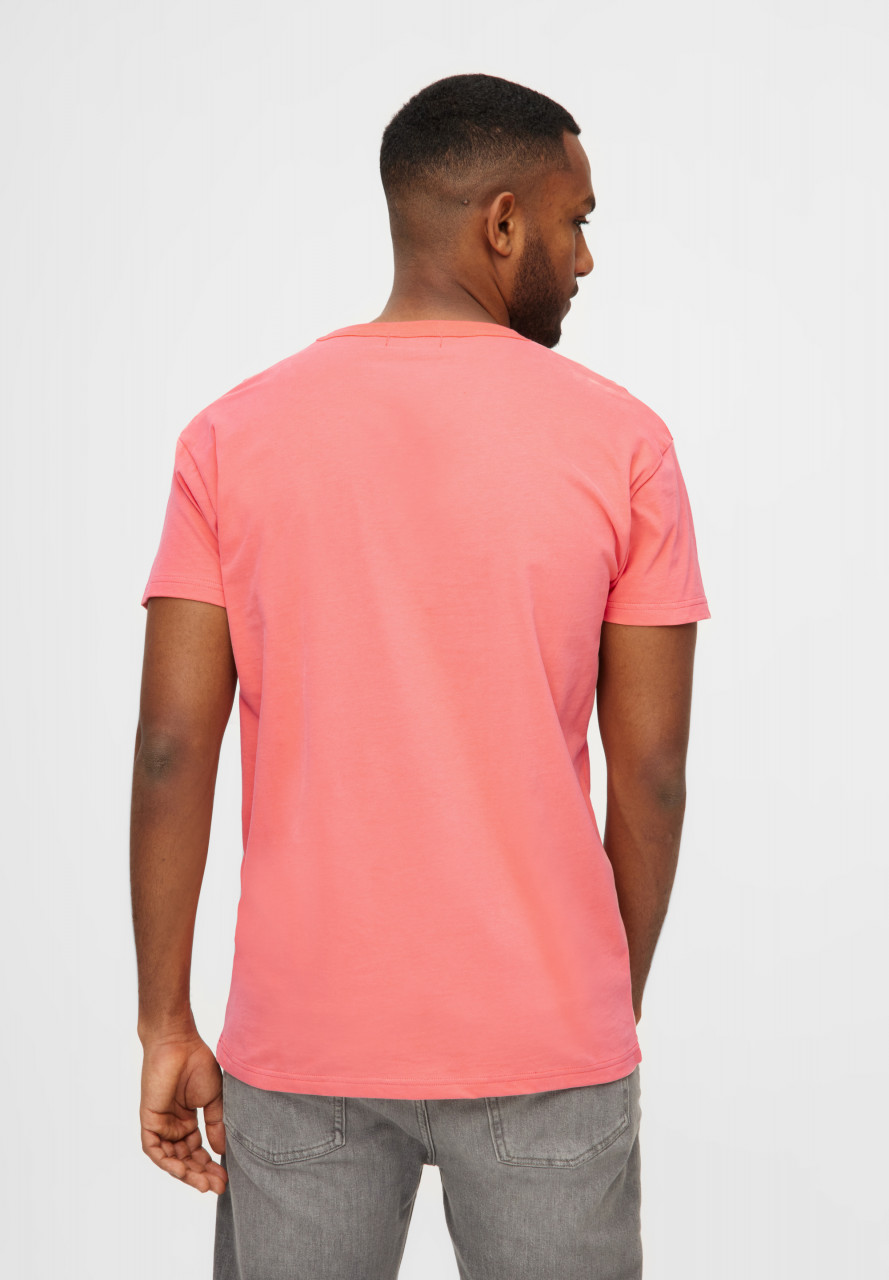 Derbe T-Shirt Pollerhocken Post Herren Pink GOTS Organic
