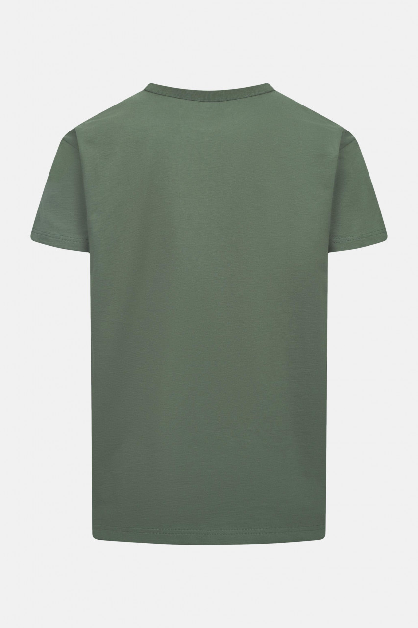 Derbe T-Shirt Pollerhocken Post Herren Oliv Grün GOTS Organic