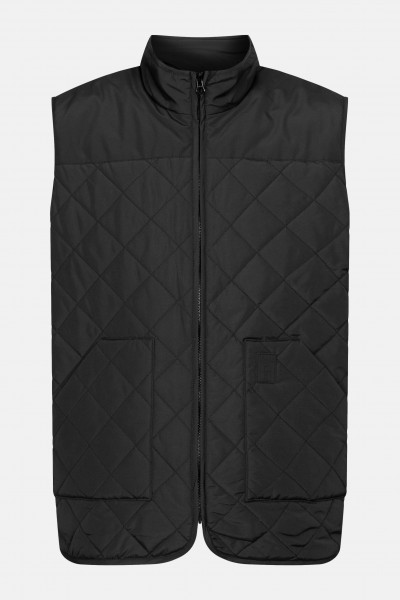 Derbe Quiltby Black Herren Steppweste Schwarz Übergangsjacke