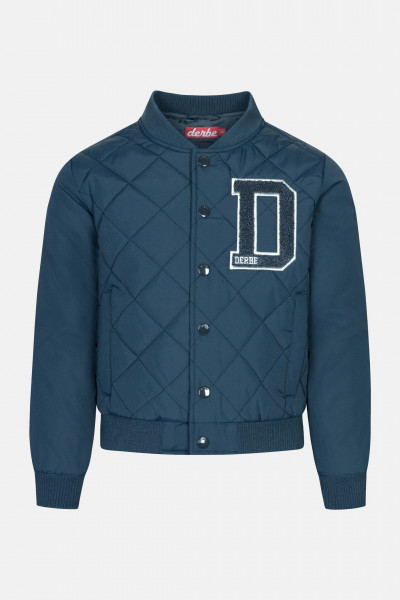 Derbe Quiltby College Kids Jacke Kinder Navy Dunkel Blau Nachhaltig