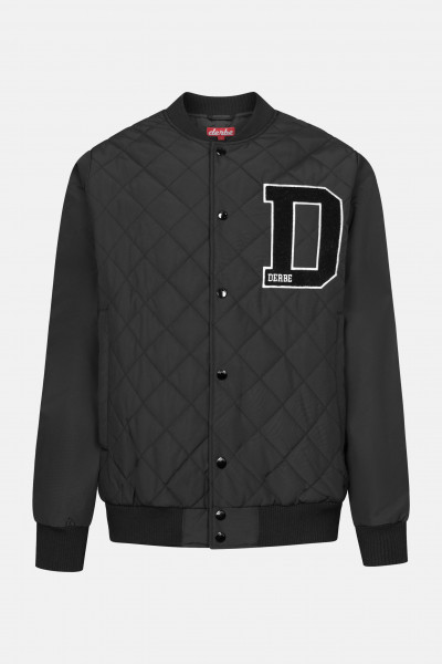 Derbe Quiltby College Unisex Jacke Schwarz Black Nachhaltig Derbe Quiltby College Unisex Jacke Schwarz Black Nachhaltig