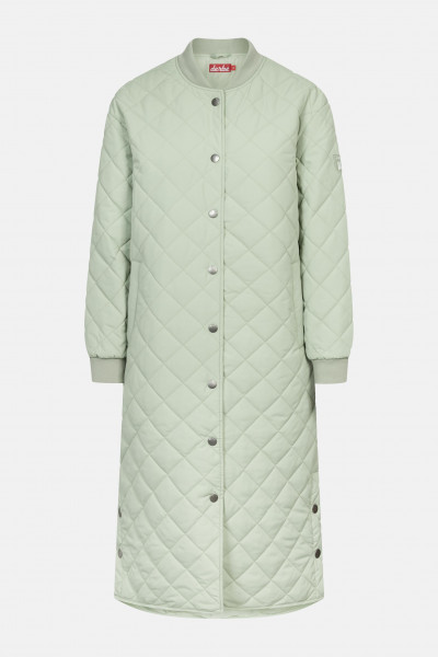 Derbe Quiltby Long Damen Jacke Hell Grün Laurel Green Nachhaltig Derbe Quiltby Long Damen Jacke Hell Grün Laurel Green Nachhaltig