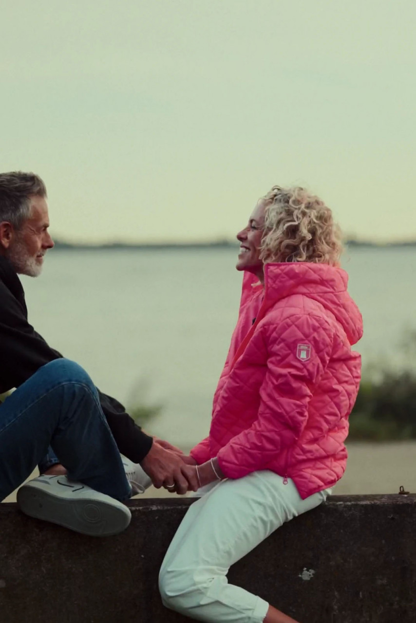 Derbe Quiltby Short Damen Steppjacke Pink