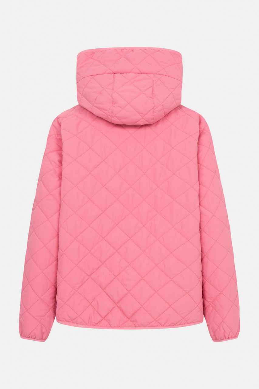 Derbe Übergangsjacke Quiltby Short Damen Pink Steppjacke
