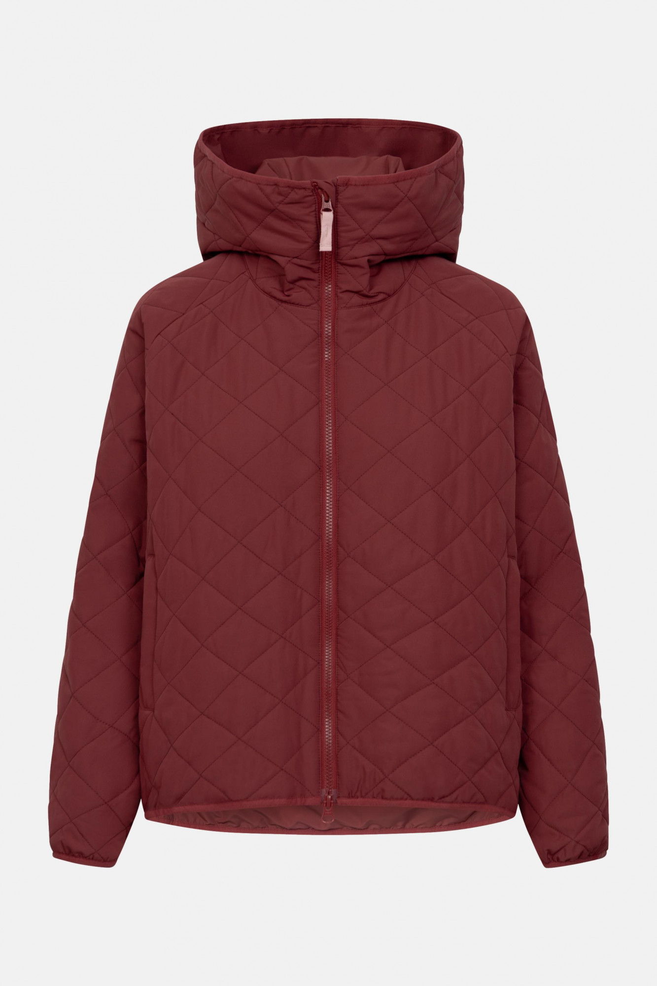 Derbe Übergangsjacke Quiltby Short Damen Rot Bordeaux Steppjacke