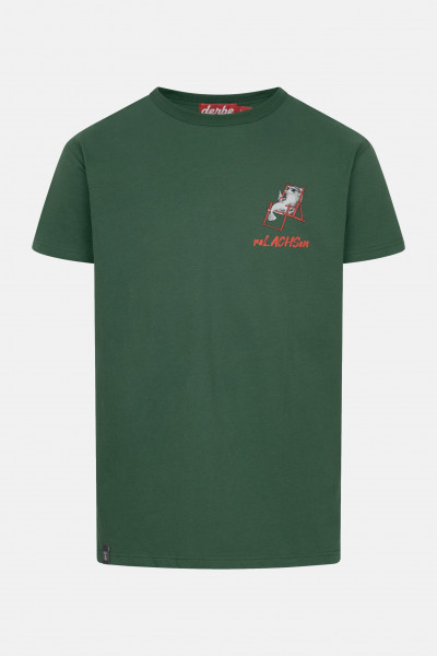 Derbe T-Shirt ReLACHSen Herren Grün GOTS Organic