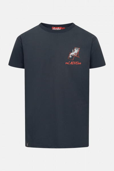 Derbe T-Shirt ReLACHSen Herren Blau GOTS Organic