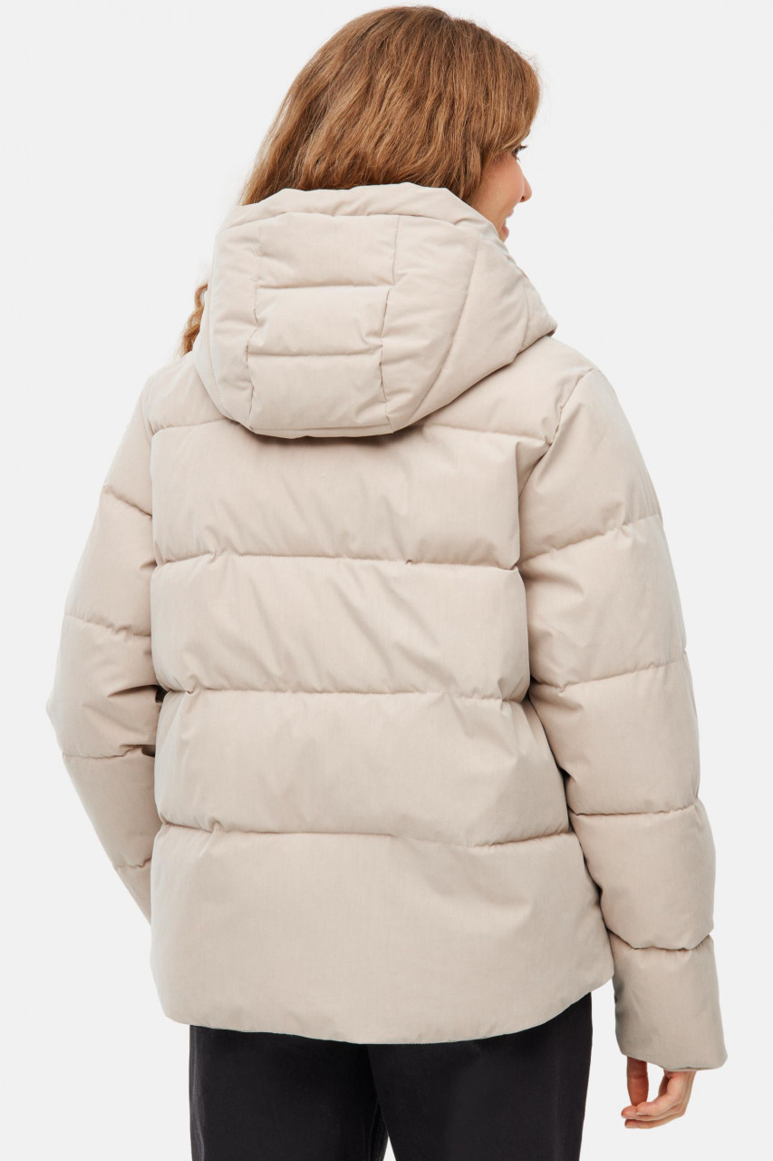Derbe Winterjacke Richholm Damen Beige Puffer