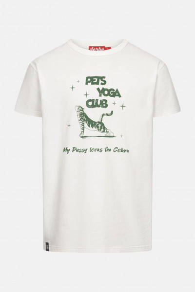 Derbe T-Shirt R.I.P. Piet Herren Weiß GOTS Organic