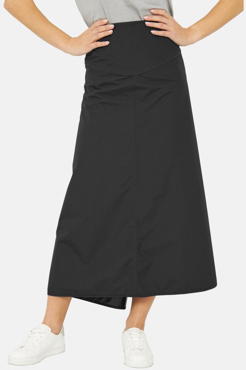 Derbe Ripby Damen Rock Schwarz Black Regenrock