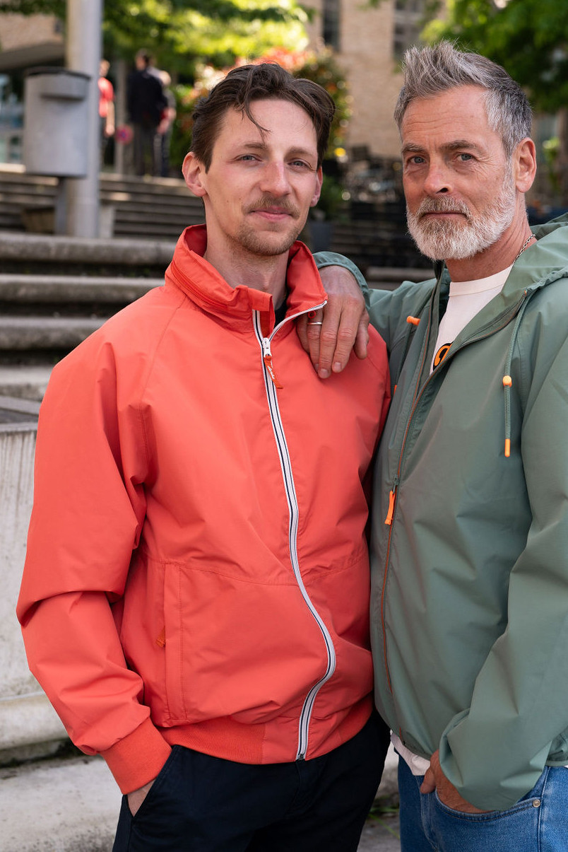 Derbe Regenjacke Ripby Herren Orange Ripstop