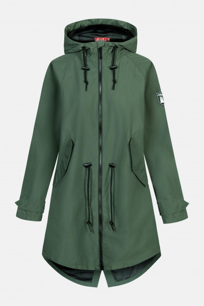 Derbe Ripby Kombu Green Damen Regenparka Grün Nachhaltig Derbe Ripby Kombu Green Damen Regenparka Grün Nachhaltig