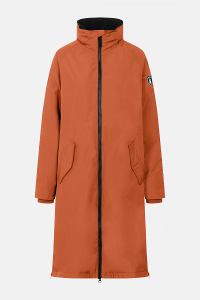 Derbe Ripholm Regenjacke Damen Orange Braun Derbe Ripholm Regenjacke Damen Orange Braun