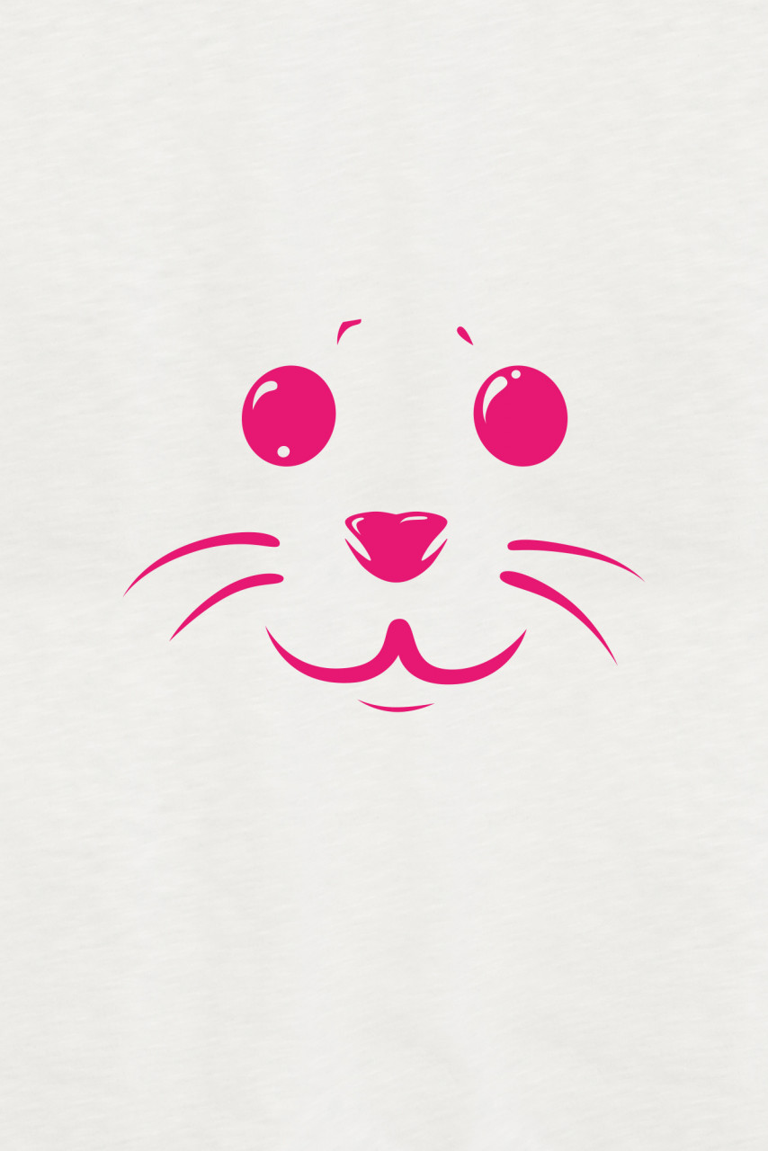 Derbe Robbenschnute Damen T-Shirt Weiß