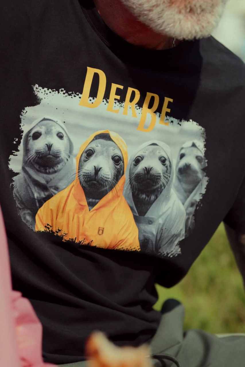 Derbe T-Shirt Robbentour Herren Schwarz