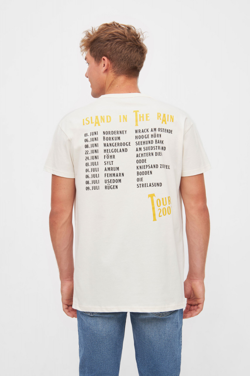 Derbe T-Shirt Robbentour Herren Weiß