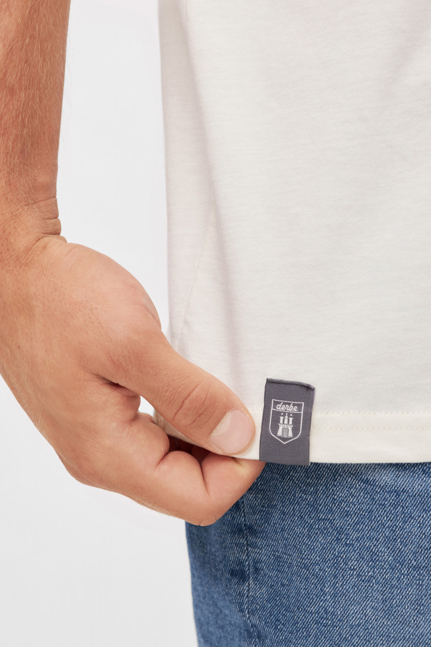 Derbe T-Shirt Robbentour Herren Weiß