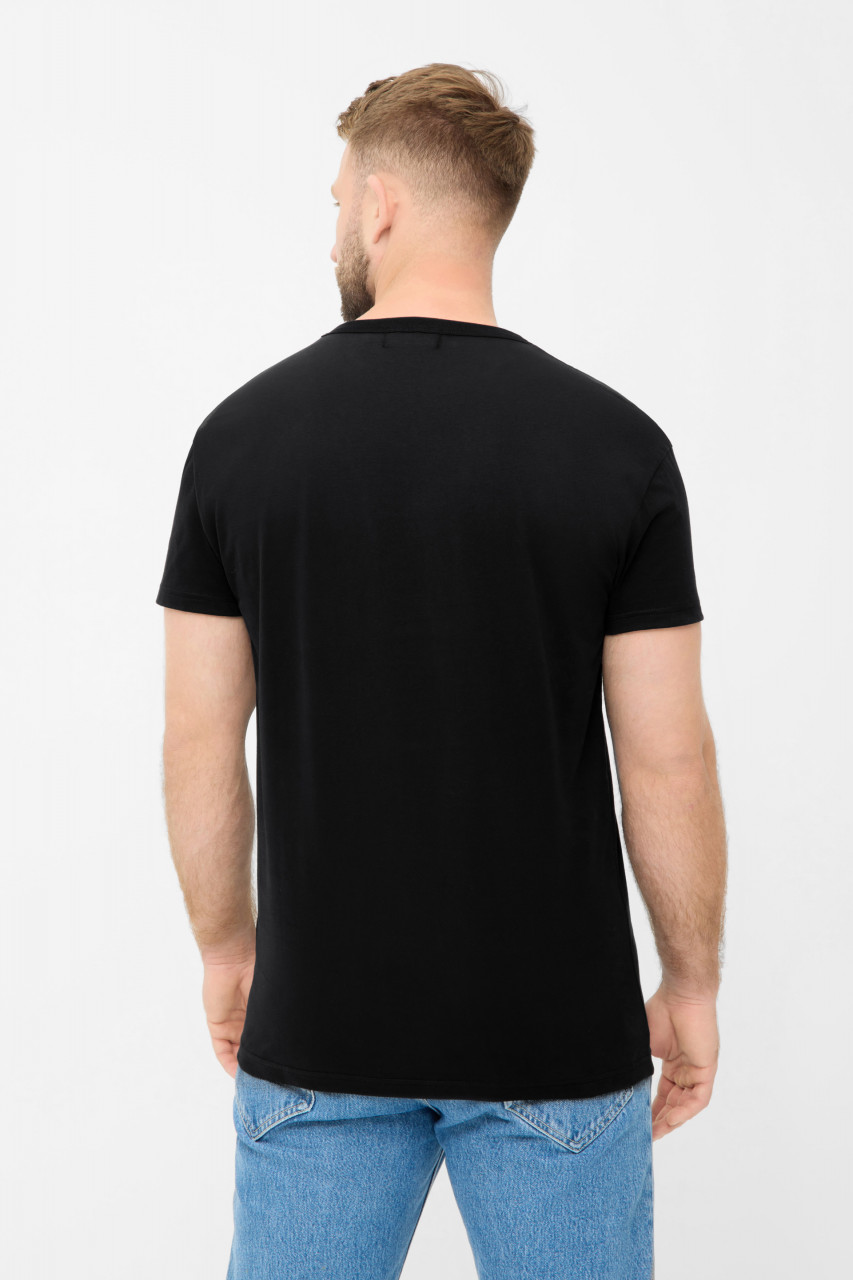 Derbe T-Shirt Rockmöwe Herren Schwarz GOTS Organic