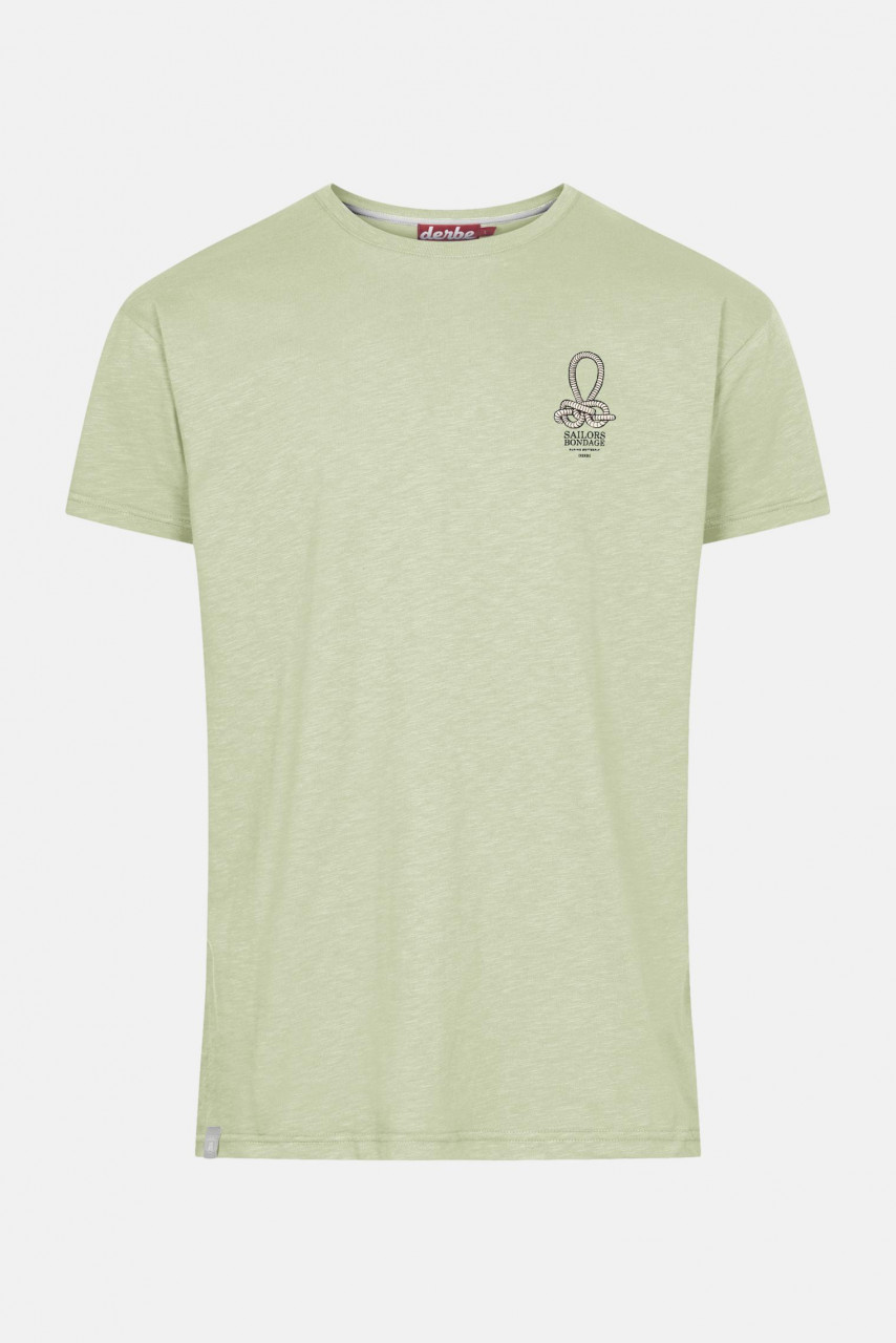 Derbe Saibon Herren T-Shirt Hellgrün Laurel Green Sailor