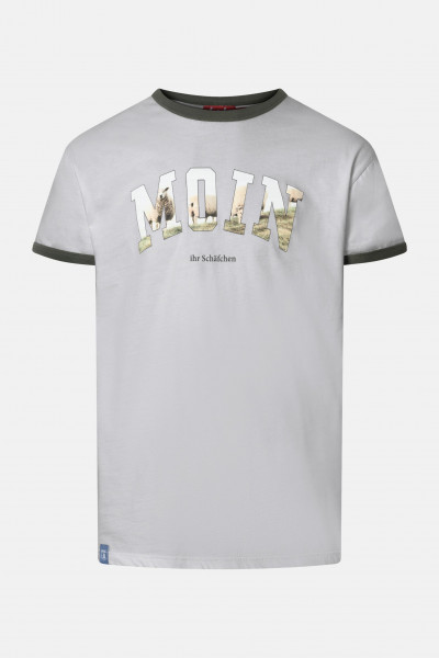 Derbe Schamoin Herren T-Shirt Grau Paloma Derbe Schamoin Herren T-Shirt Grau Paloma