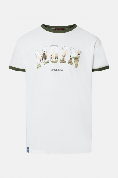 Derbe Schamoin Herren T-Shirt Weiß Off White Derbe Schamoin Herren T-Shirt Weiß Off White