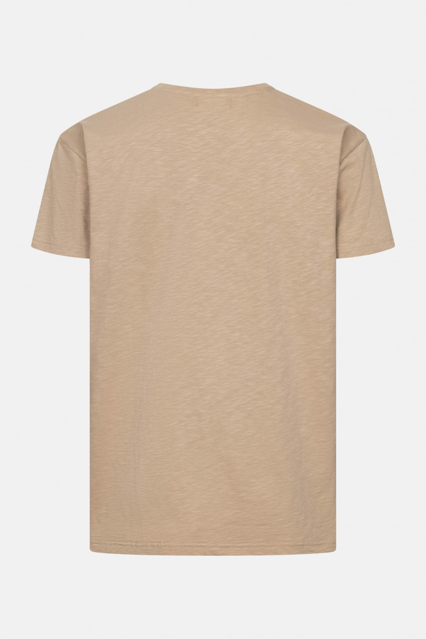 Derbe T-Shirt Schipp Herren Beige GOTS Organic