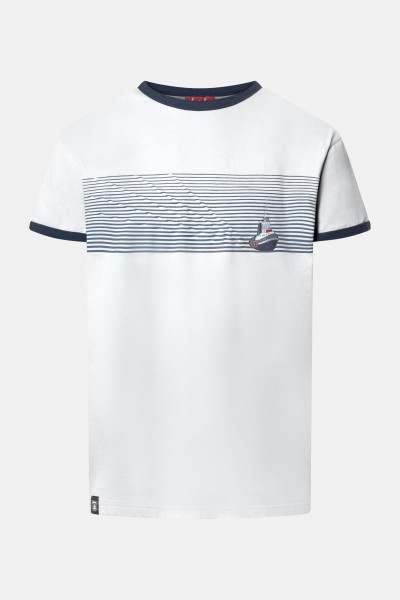 Derbe Schlepperkink Herren T-Shirt Weiß Off White Derbe Schlepperkink Herren T-Shirt Weiß Off White