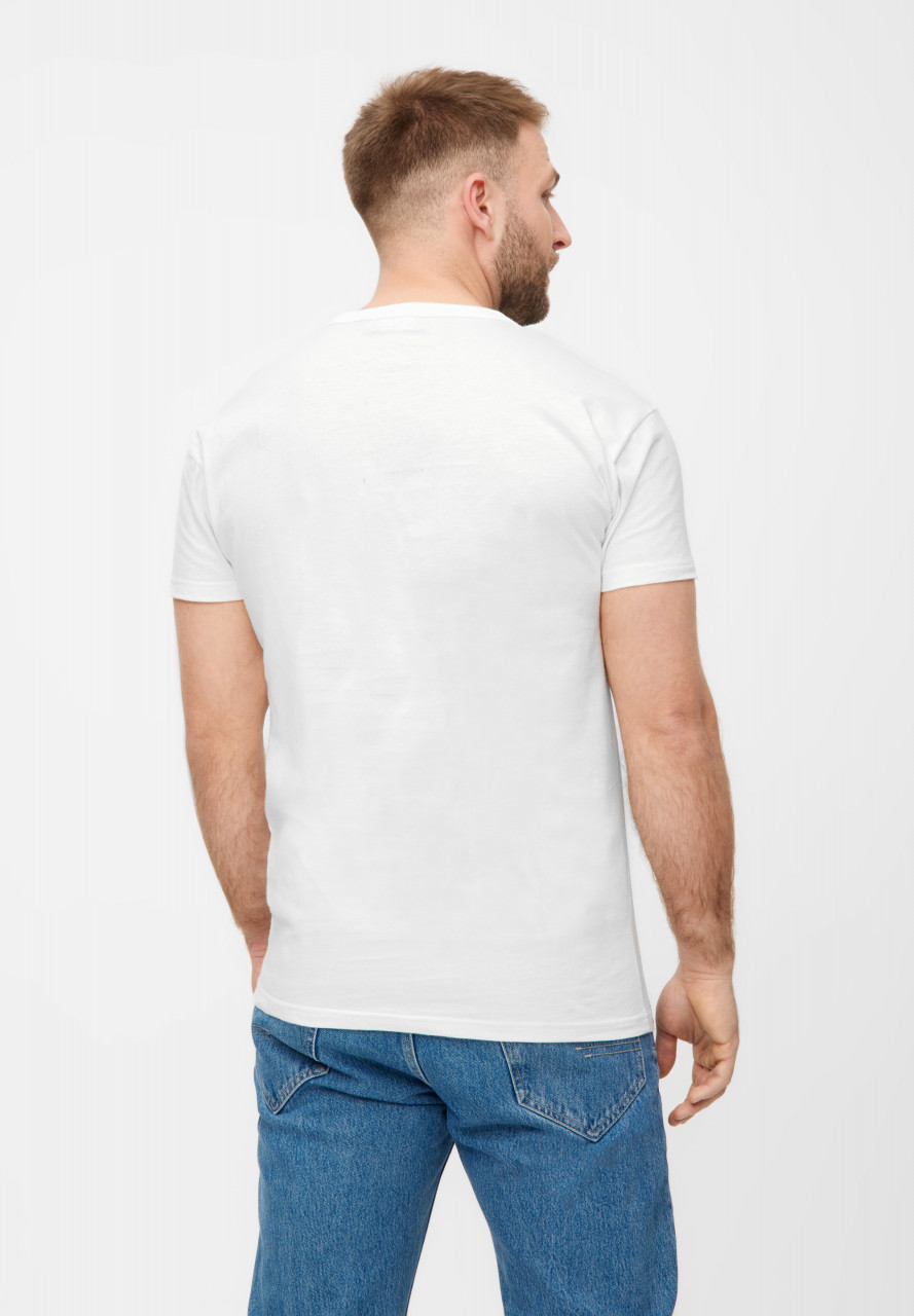 Derbe T-Shirt Schreimöwe Herren Weiß GOTS Organic