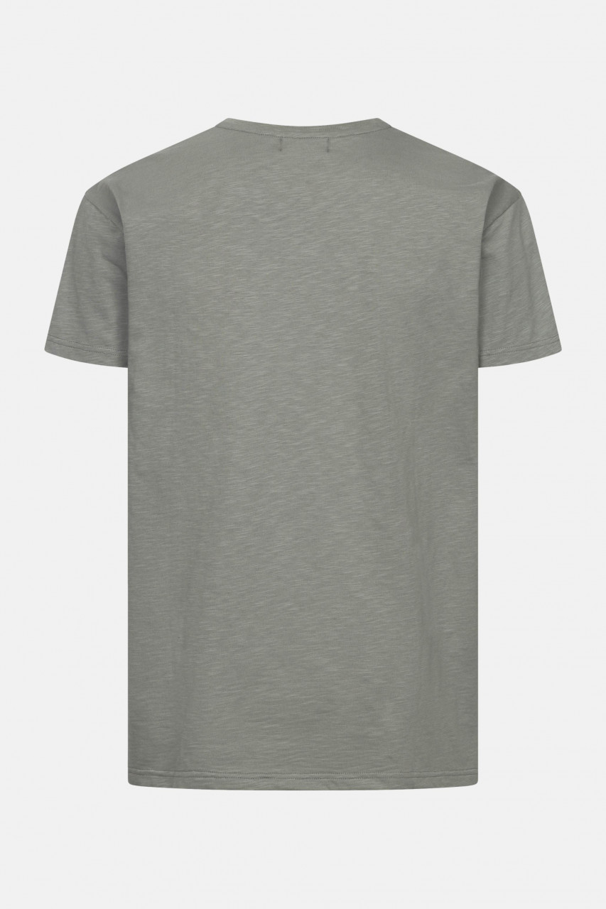 Derbe T-Shirt Schreimöwe Pocket Herren Grau GOTS Organic