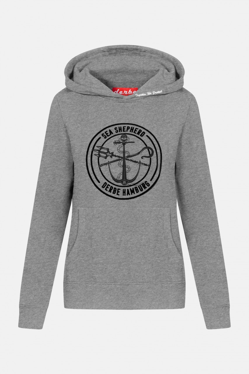 Derbe Zope Grau Sea Shepherd Gots Organic Damen Pullover