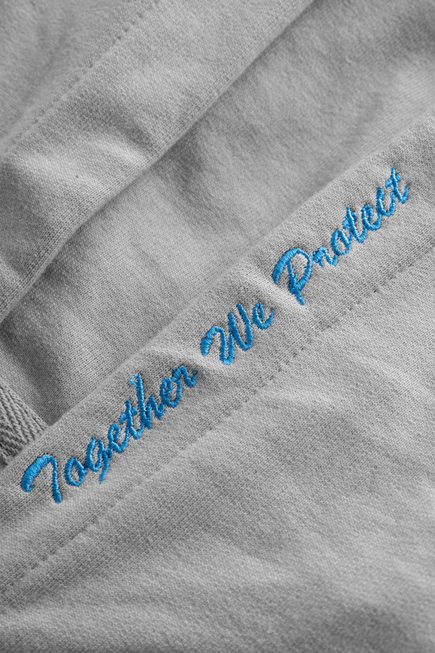 Derbe Seehase Sea Shepherd Gots Organic Damen Sweatjacke Grau