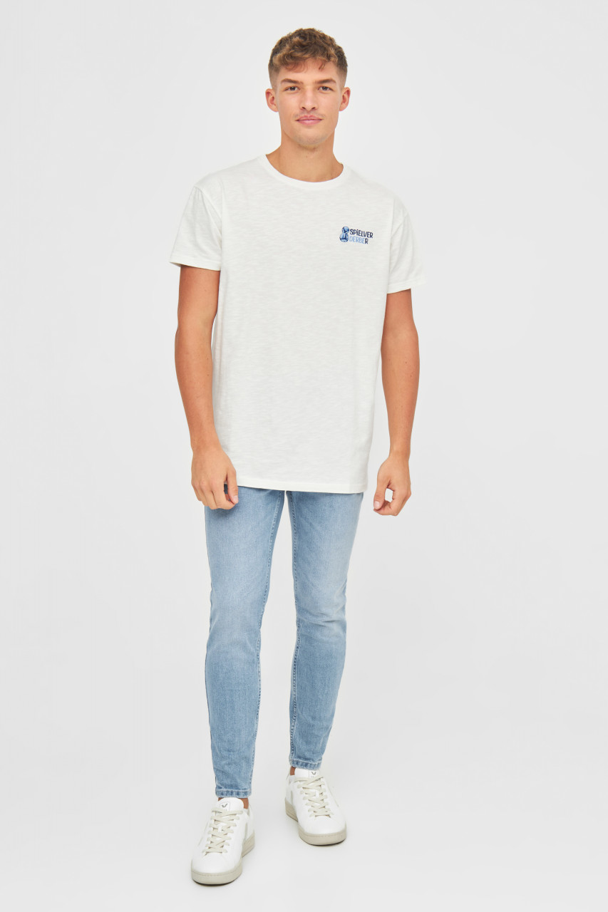 Derbe T-Shirt Spielver-derbe-r Herren Weiß