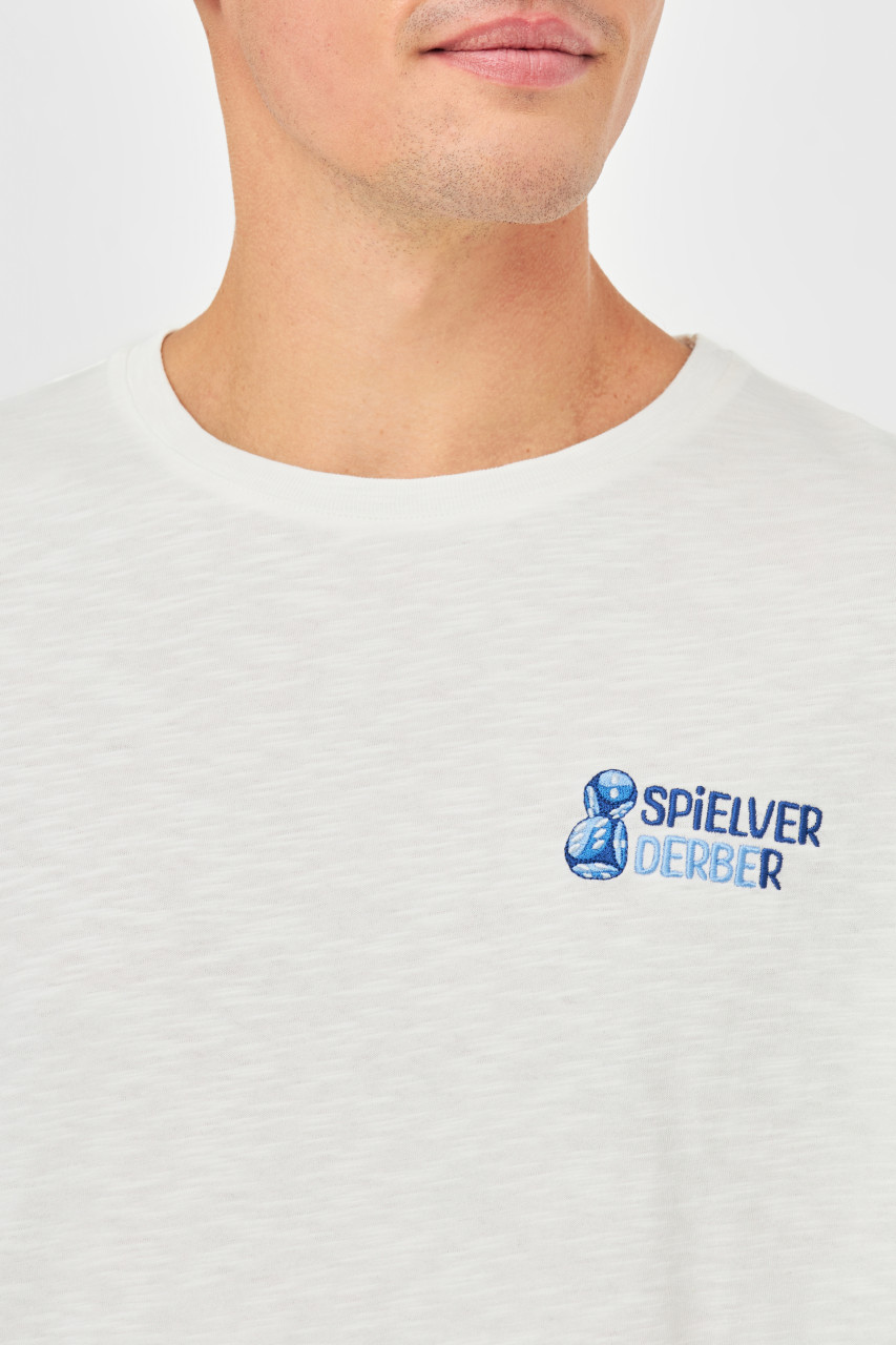 Derbe T-Shirt Spielver-derbe-r Herren Weiß