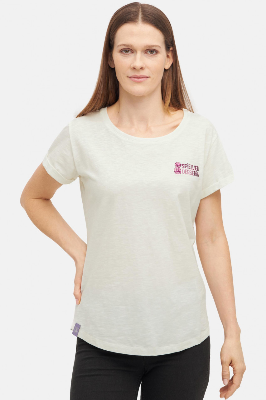 Derbe T-Shirt Spielver-derbe-rin Damen Weiß