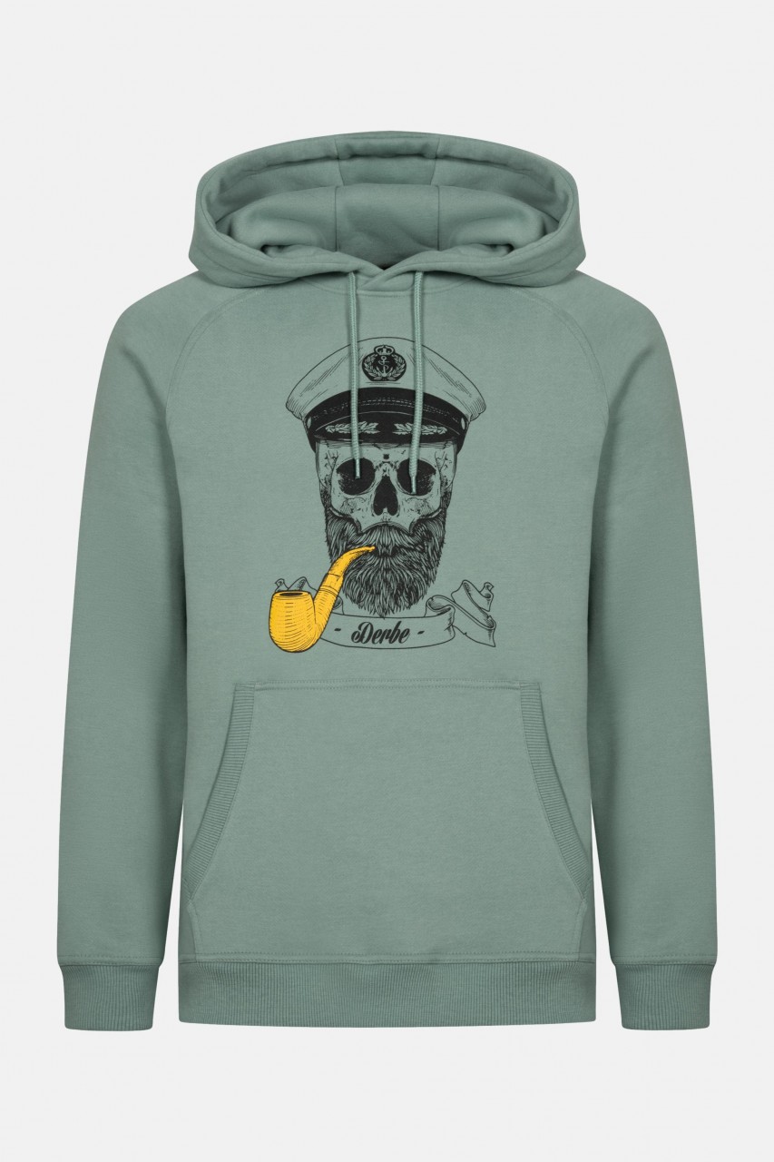 Derbe Spooky Boys Hoody Grün Herren Kapuzenpullover