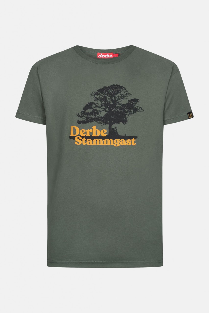 Derbe Stammgast Herren T-Shirt Oliv