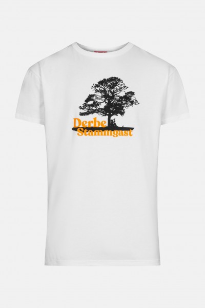 Derbe Stammgast Herren T-Shirt Weiß Derbe Stammgast Herren T-Shirt Weiß