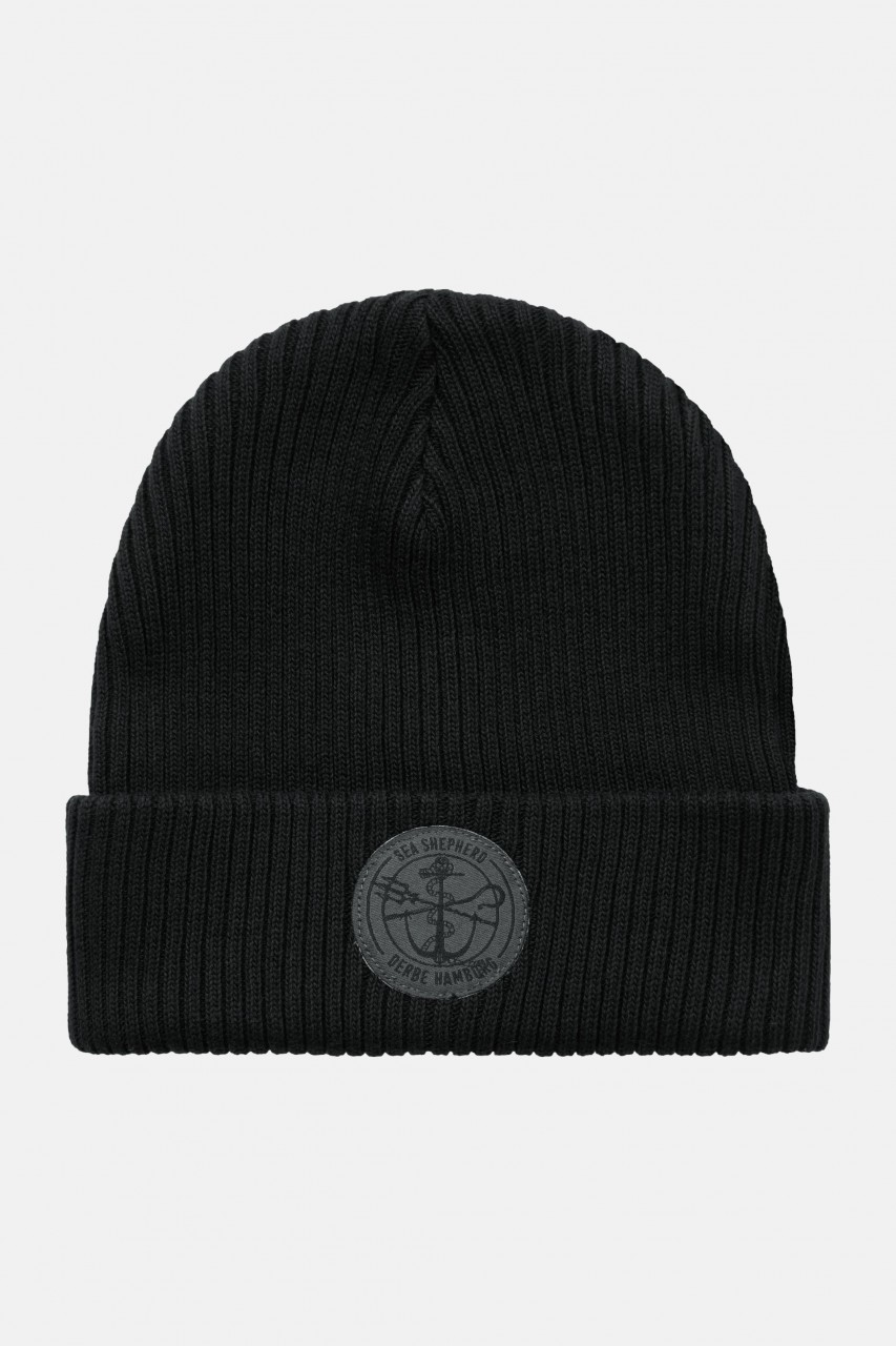 Derbe Stör Gots Organic Sea Shepherd Mütze Schwarz