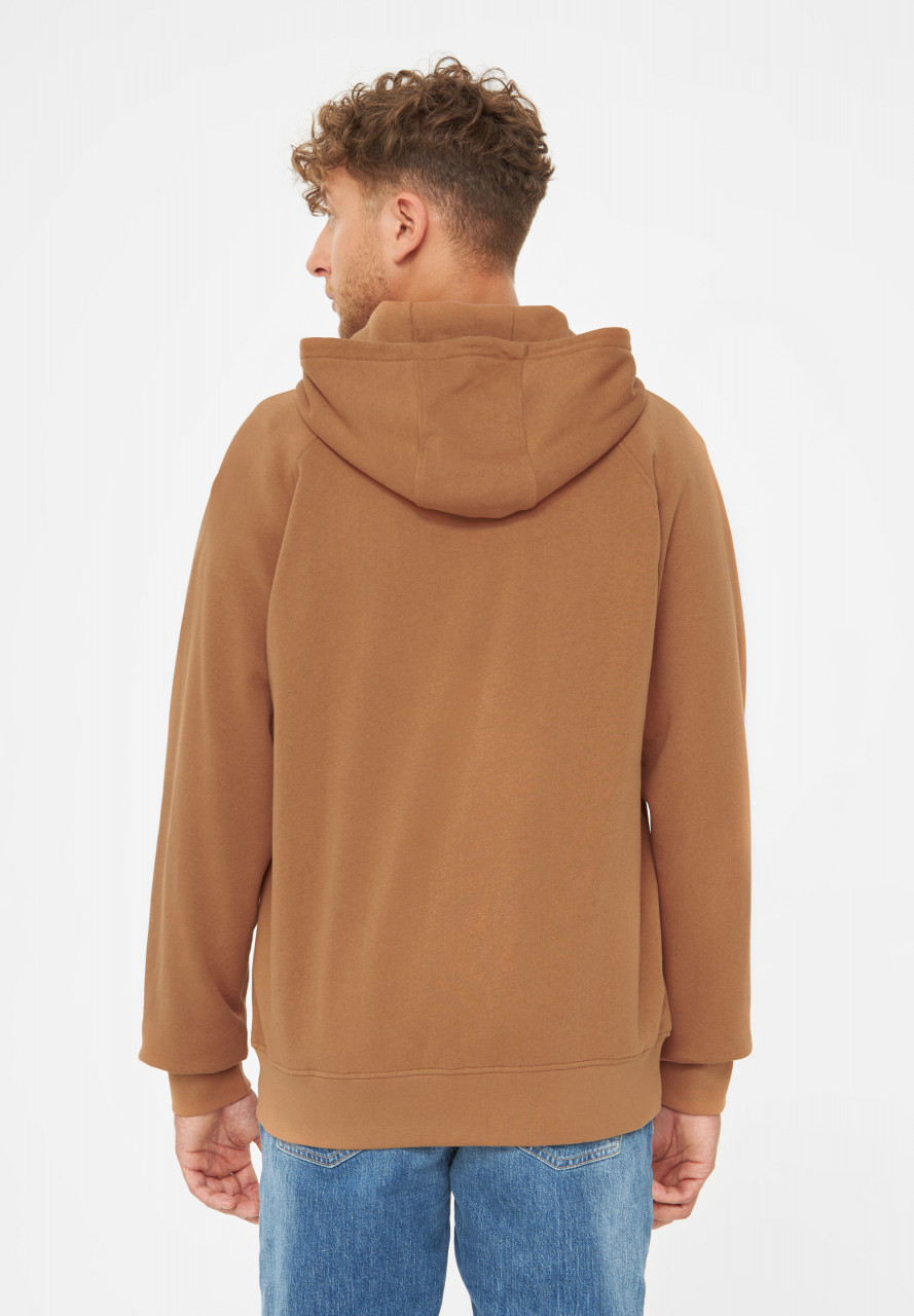 brauner hoodie herren