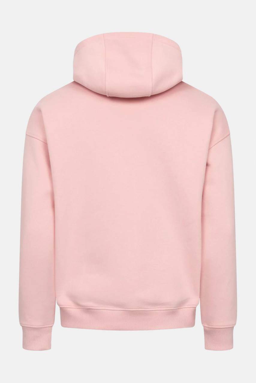 Derbe Hoodie Streifenmöwe Rosa Kapuzenpullover GOTS