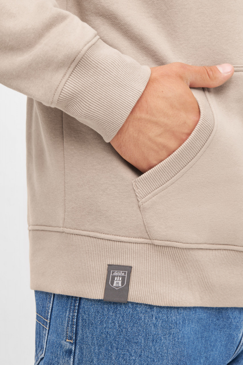 Derbe Hoodie Sturmmöwe Herren Cobblestone Beige Pullover