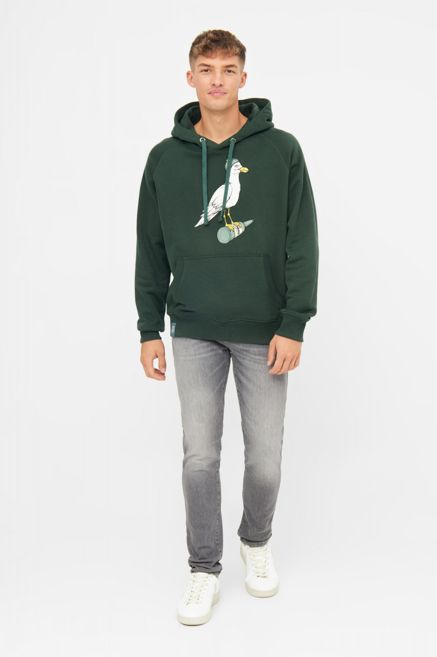 Derbe Hoodie Sturmmöwe Herren Dunkelgrün