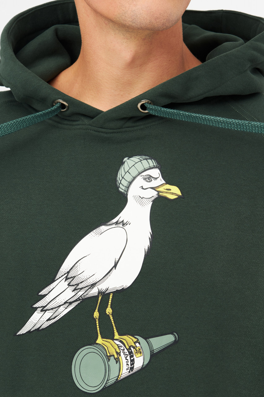 Derbe Hoodie Sturmmöwe Herren Dunkelgrün