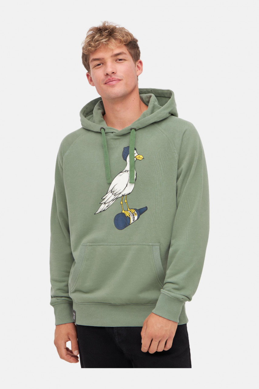Derbe Hoodie Sturmmöwe Herren Grün Pullover