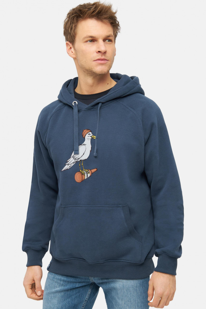Derbe Sturmmöwe Herren Hoodie Dunkelblau